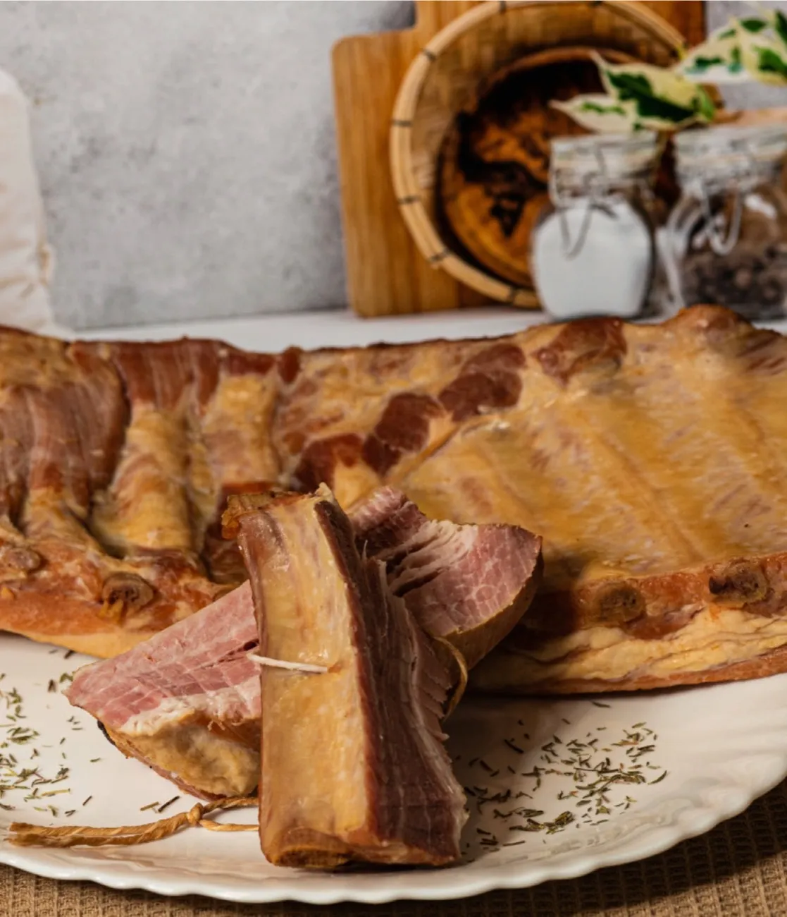 Coastă de porc afumată
